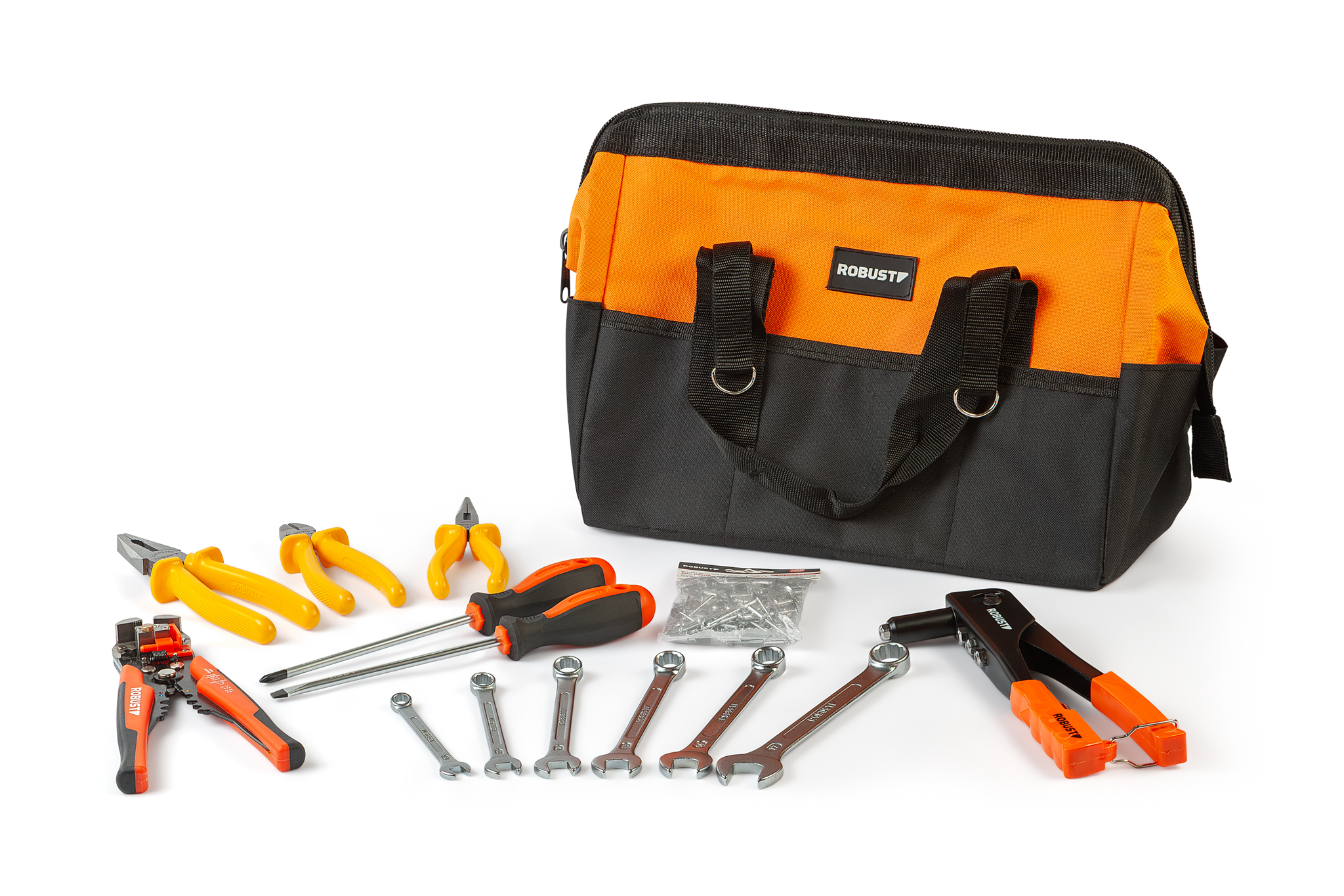 Kit Bolsa em Lona com Ferramentas – 15 Peças